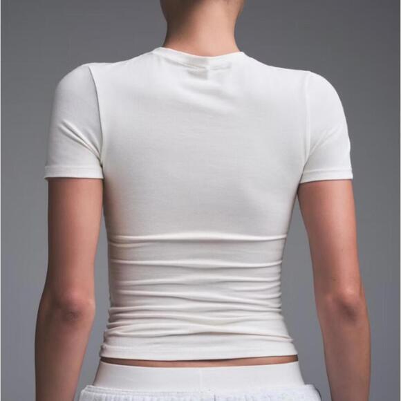 NWT Skims Womens Cotton Jersey T Shirt MARBLE Size XL - Picture 3 of 5